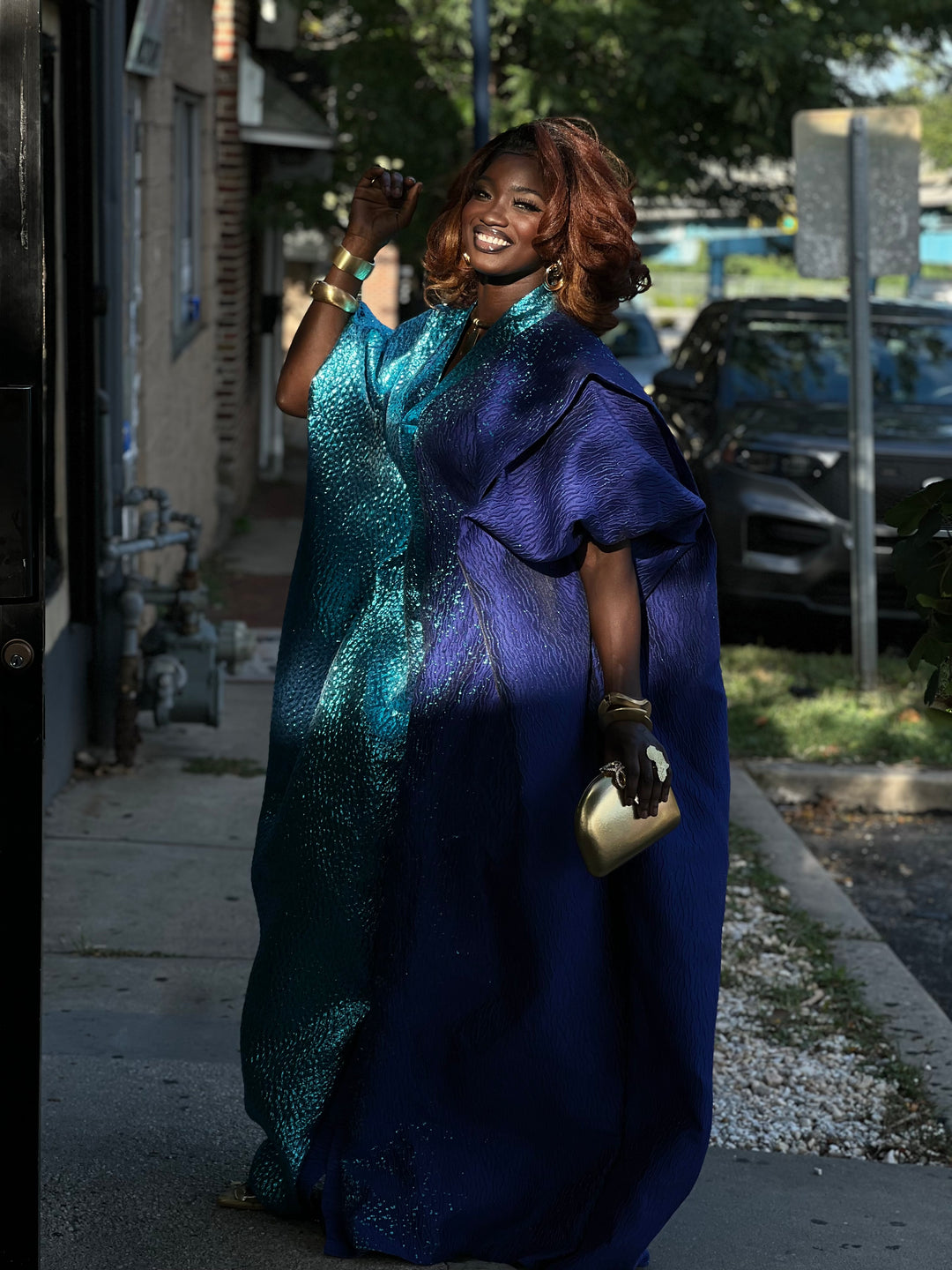 Luxury African rich auntie bubu gown