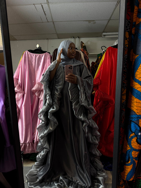 Luxe rich auntie bubu/kaftan gown