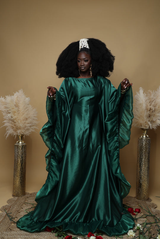 Luxe rich auntie Bubu/kaftan gown