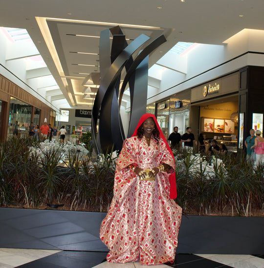 Luxe rich auntie bubu gown.