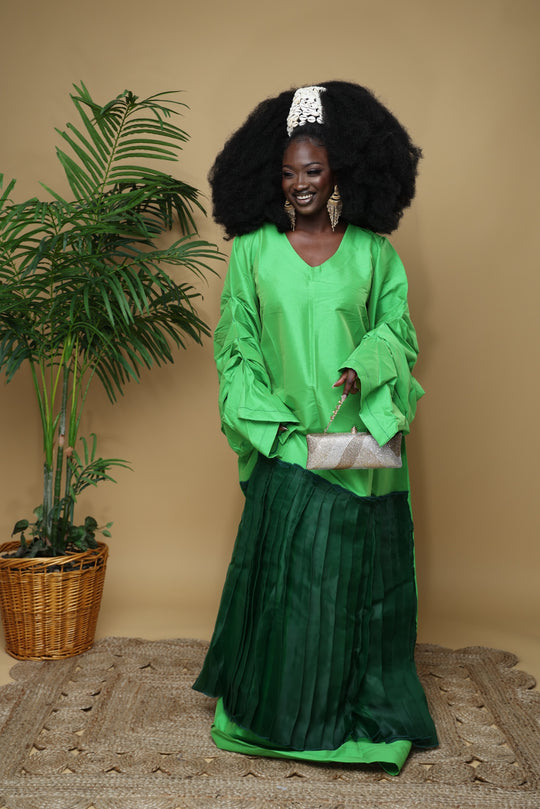 Luxury handmade rich auntie Bubu gowns.