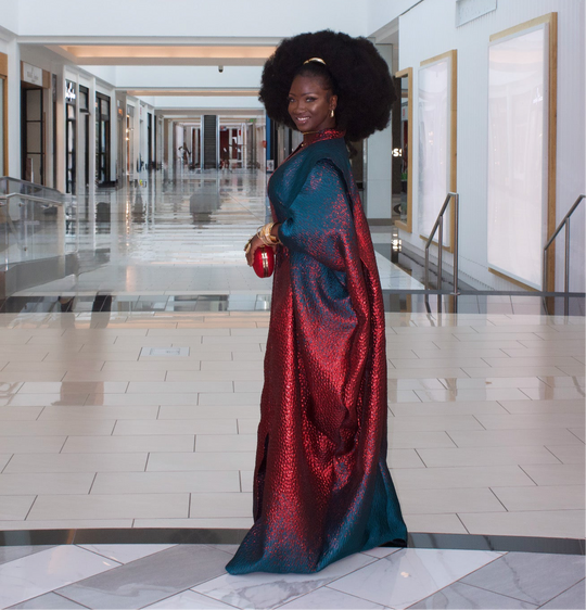 Luxe rich auntie bubu gown