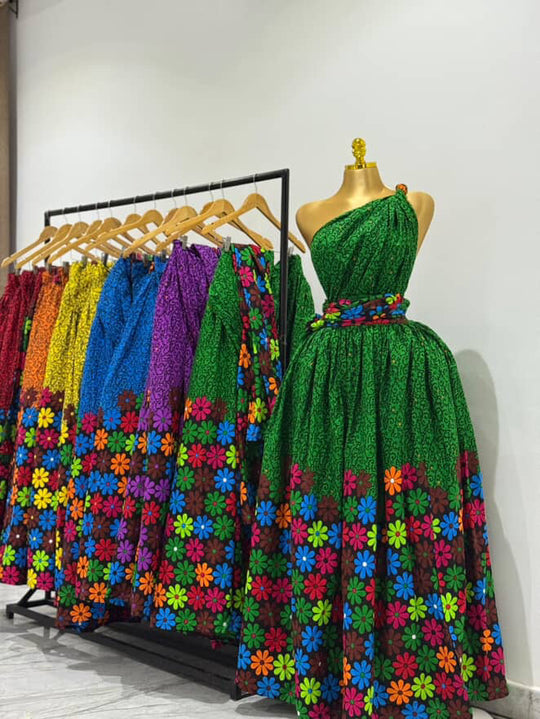 African print infinity ♾️ maxi dress.