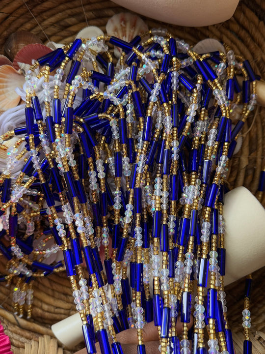 Crystal waist beads