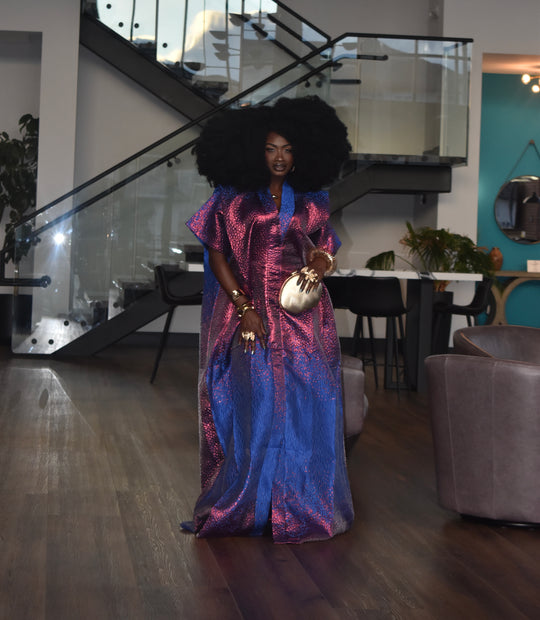 Luxe Brocade Bubu Gown❣️