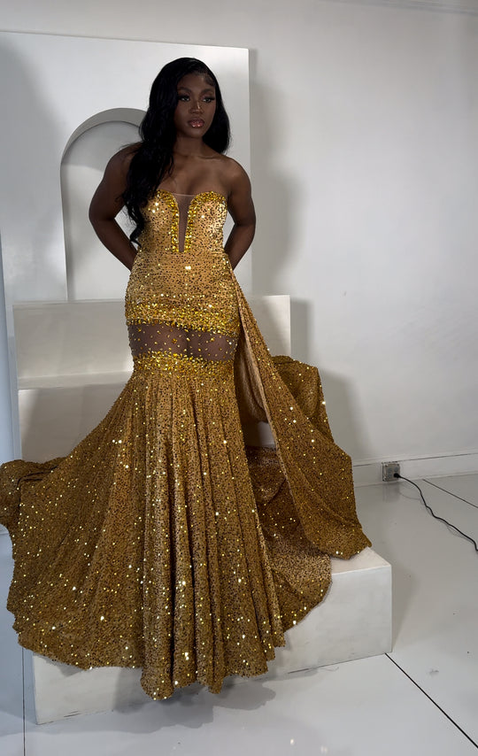 Sequins Prom Dress