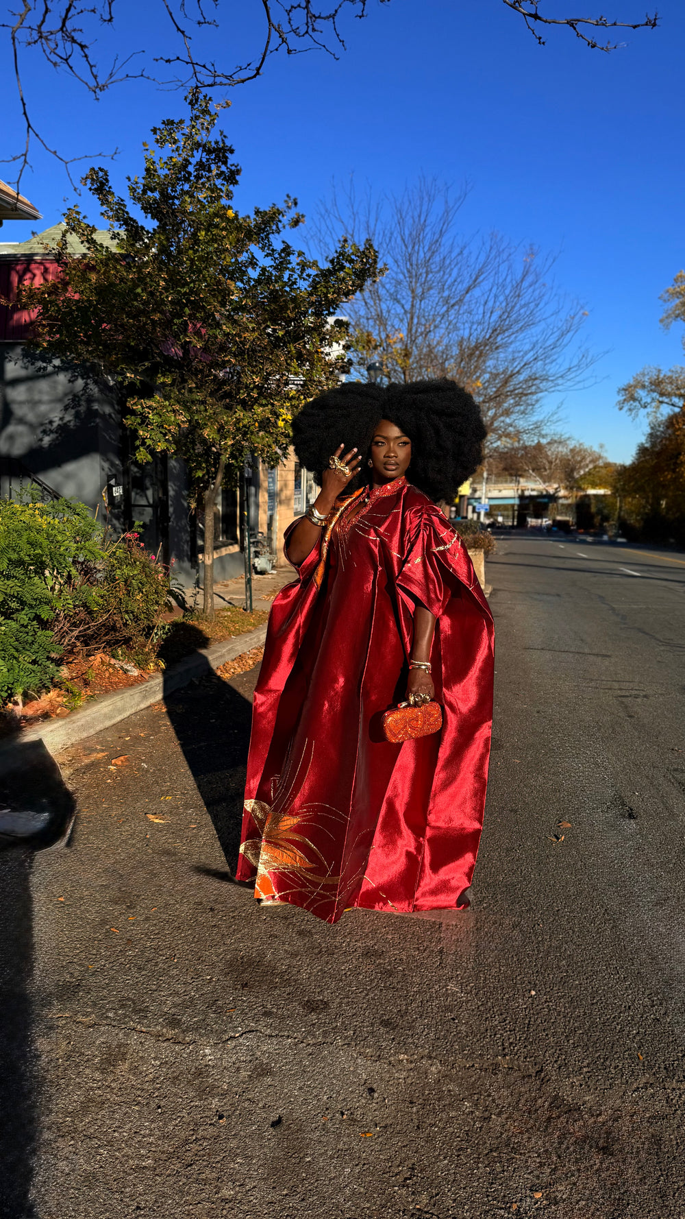 Luxe Premium Brocade Rich Auntie Bubu Gown.