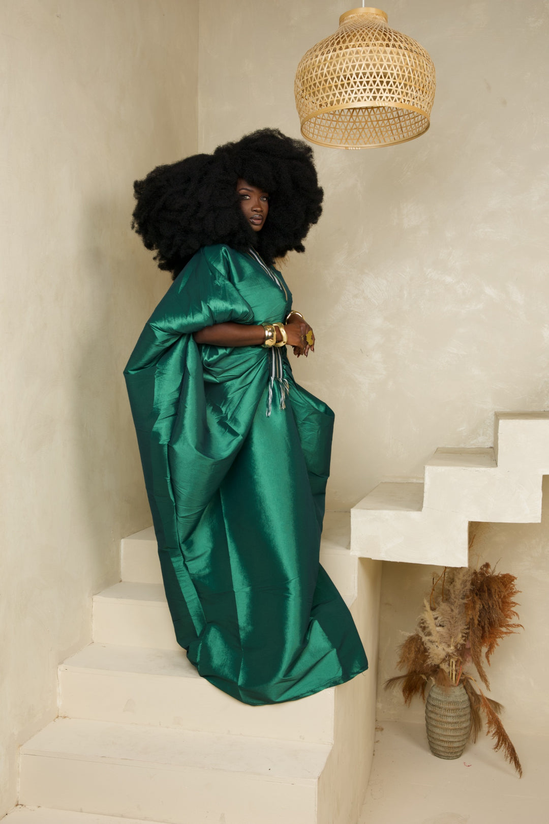 Regal Luxe Premium Taffeta Bubu Gown✨