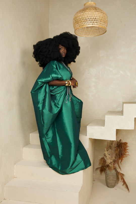 Regal Luxe Premium Taffeta Bubu Gown✨