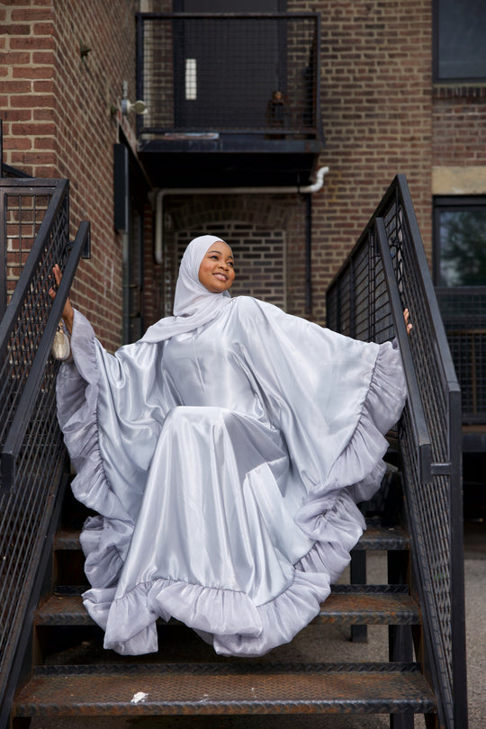 Luxe rich auntie bubu/kaftan gown