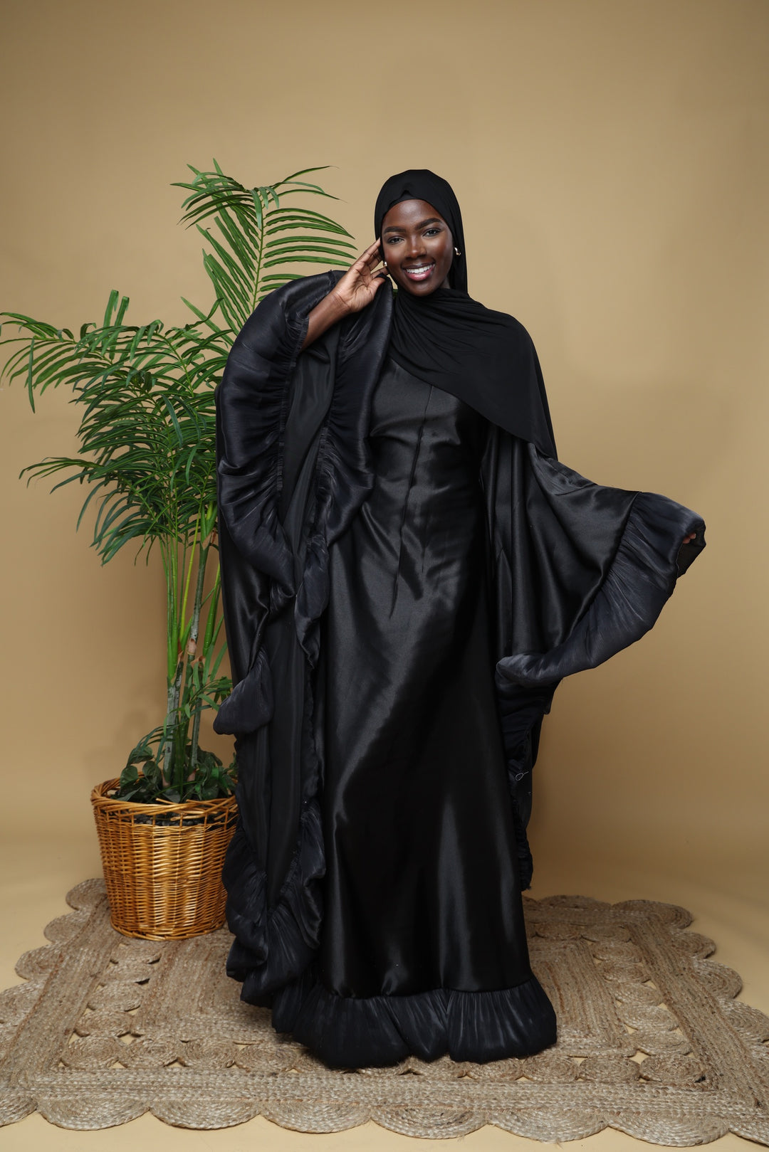 Luxe ruffles Bubu/Kaftan.