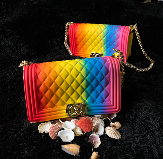 Multicolored Jelly Purse