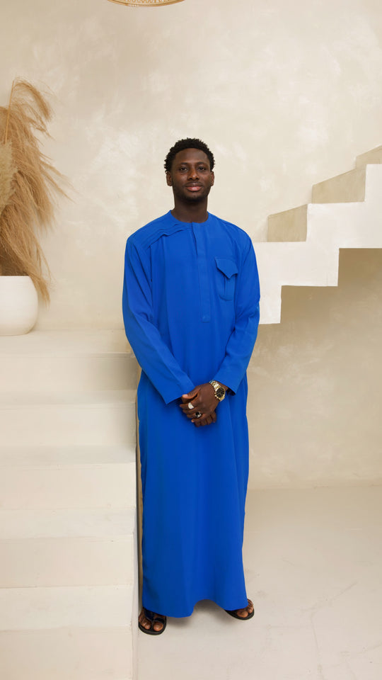 Royal Blue Men’s Thobe