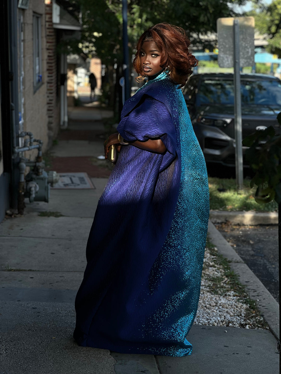 Luxury African rich auntie bubu gown