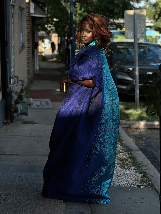 Luxury African rich auntie bubu gown