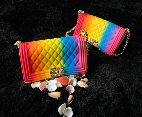 Multicolored Jelly Purse