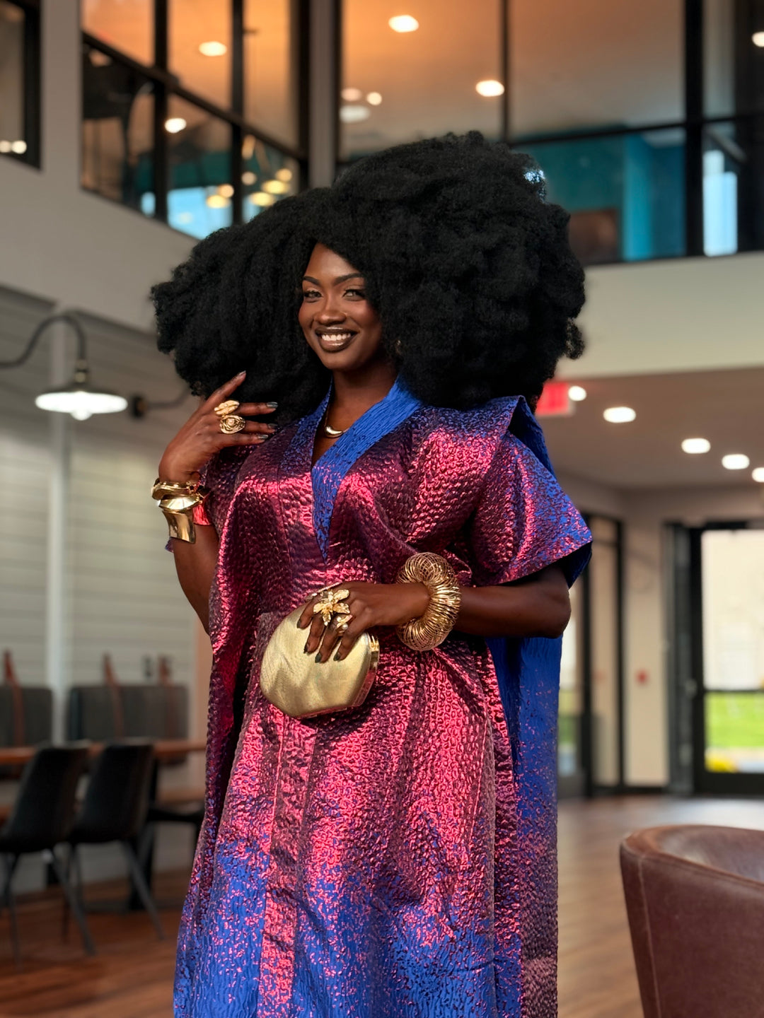 Luxe Brocade Bubu Gown❣️