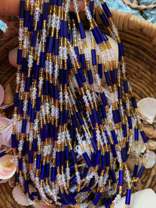Crystal waist beads