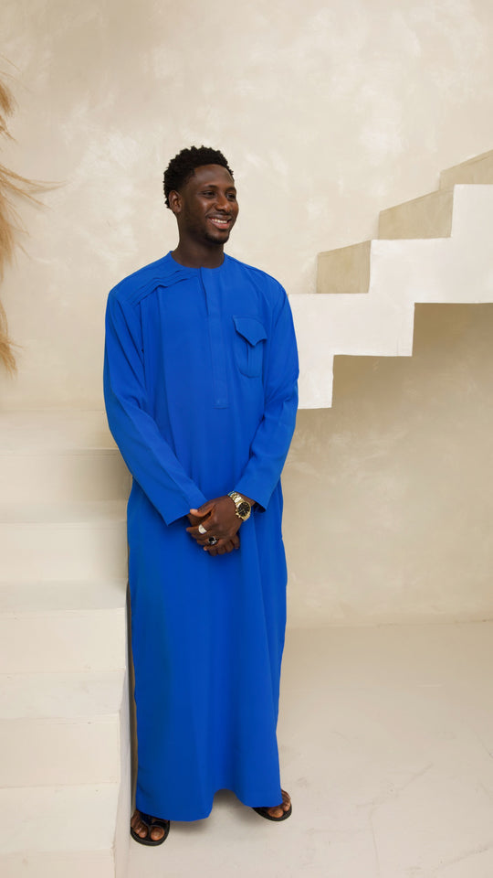 Royal Blue Men’s Thobe