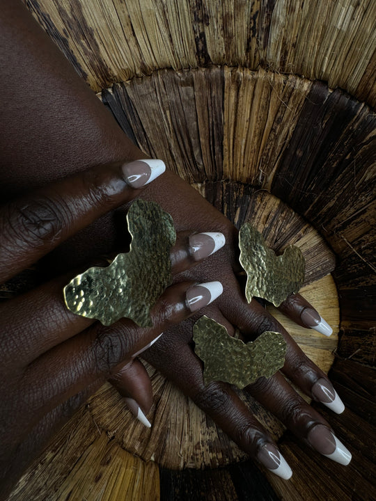 Africa map brass ring from Kenya 🇰🇪