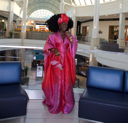 Luxe African rich aunty bubu gown.