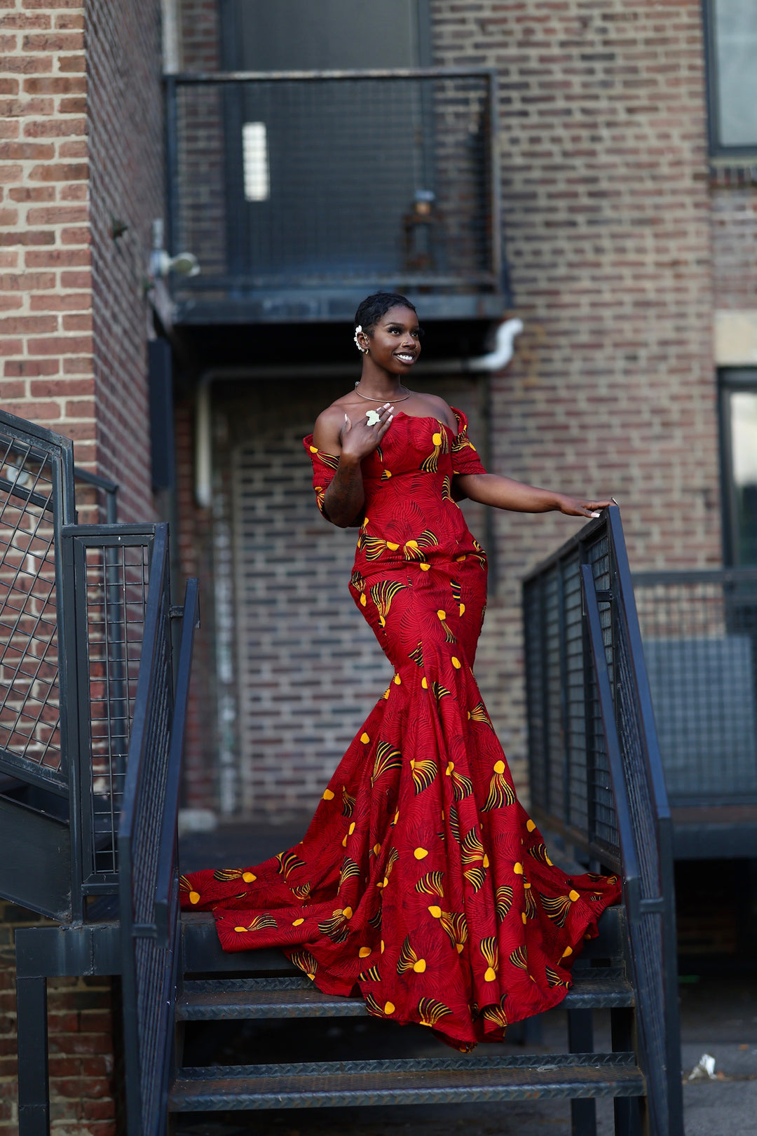 African Prom/Wedding Dress.