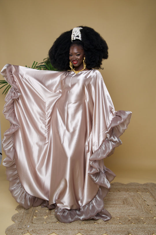 Lux rich auntie bubu/kaftan gown.