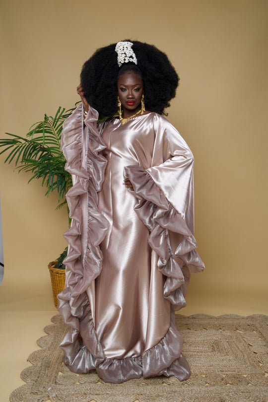 Lux rich auntie bubu/kaftan gown.