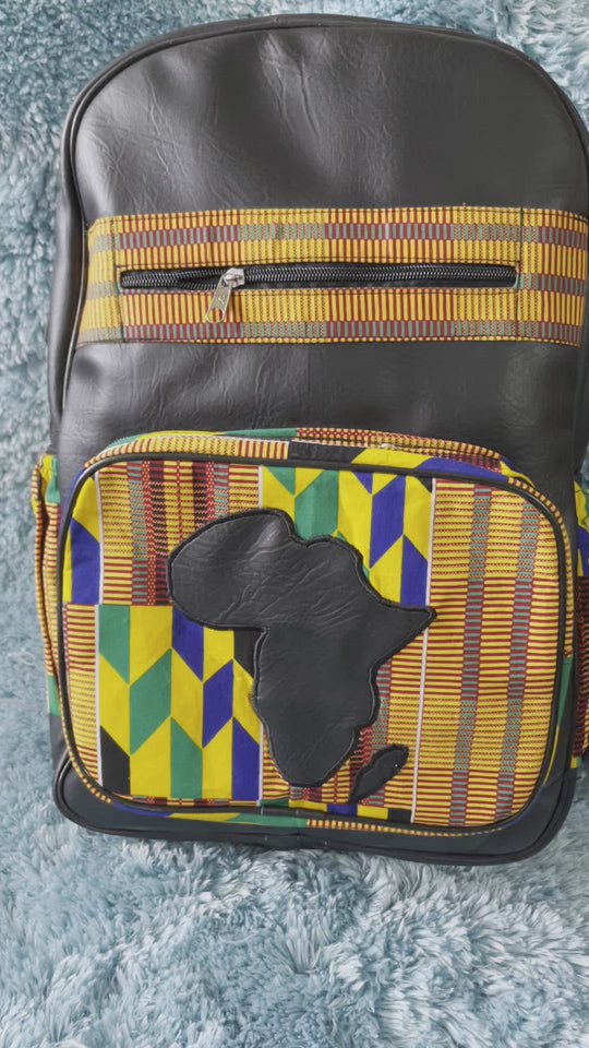 Large African print backpackers🔥