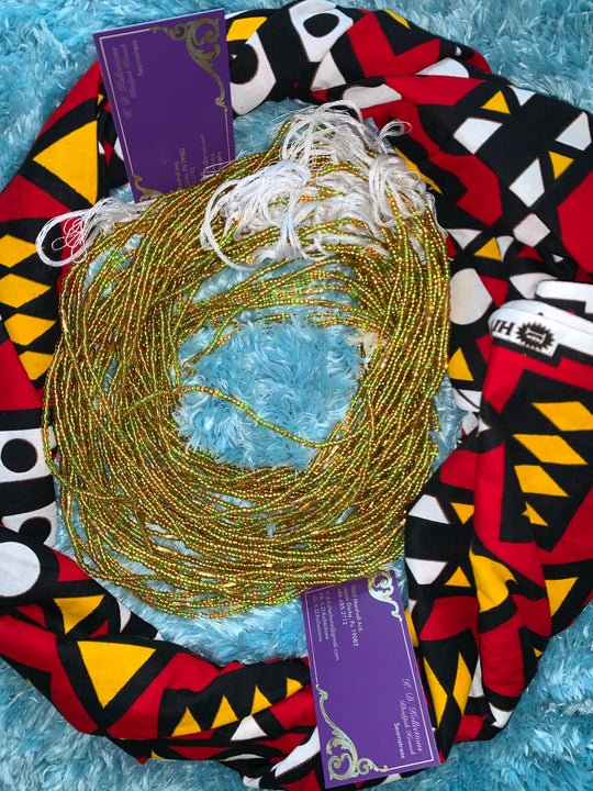 Beautiful West African Multicolored waist beads. Pls read description. - K.D.Kollections Store