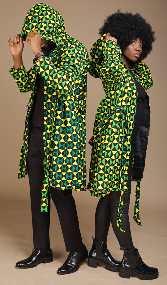 African print unisex hoodie jackets