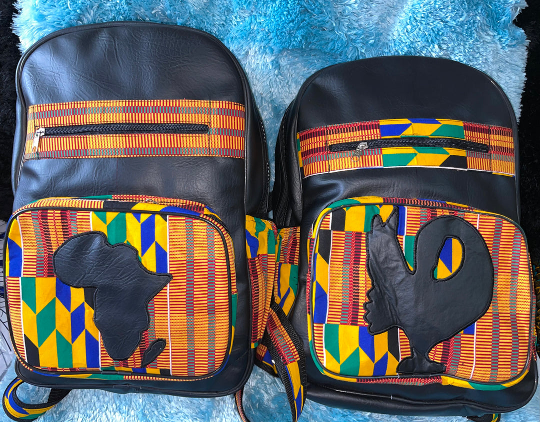 Large African print backpackers🔥