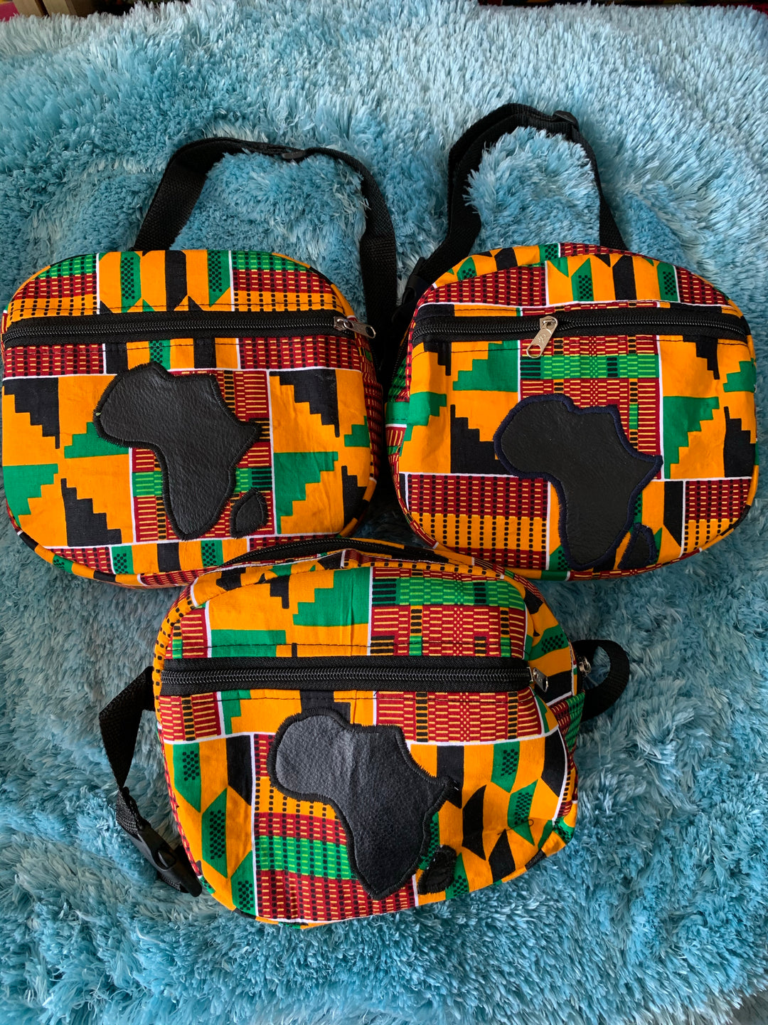 Authentic African Print waist bags - K.D.Kollections Store