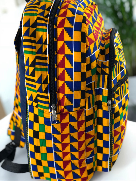 Authentic handmade kente backpack - K.D.Kollections Store