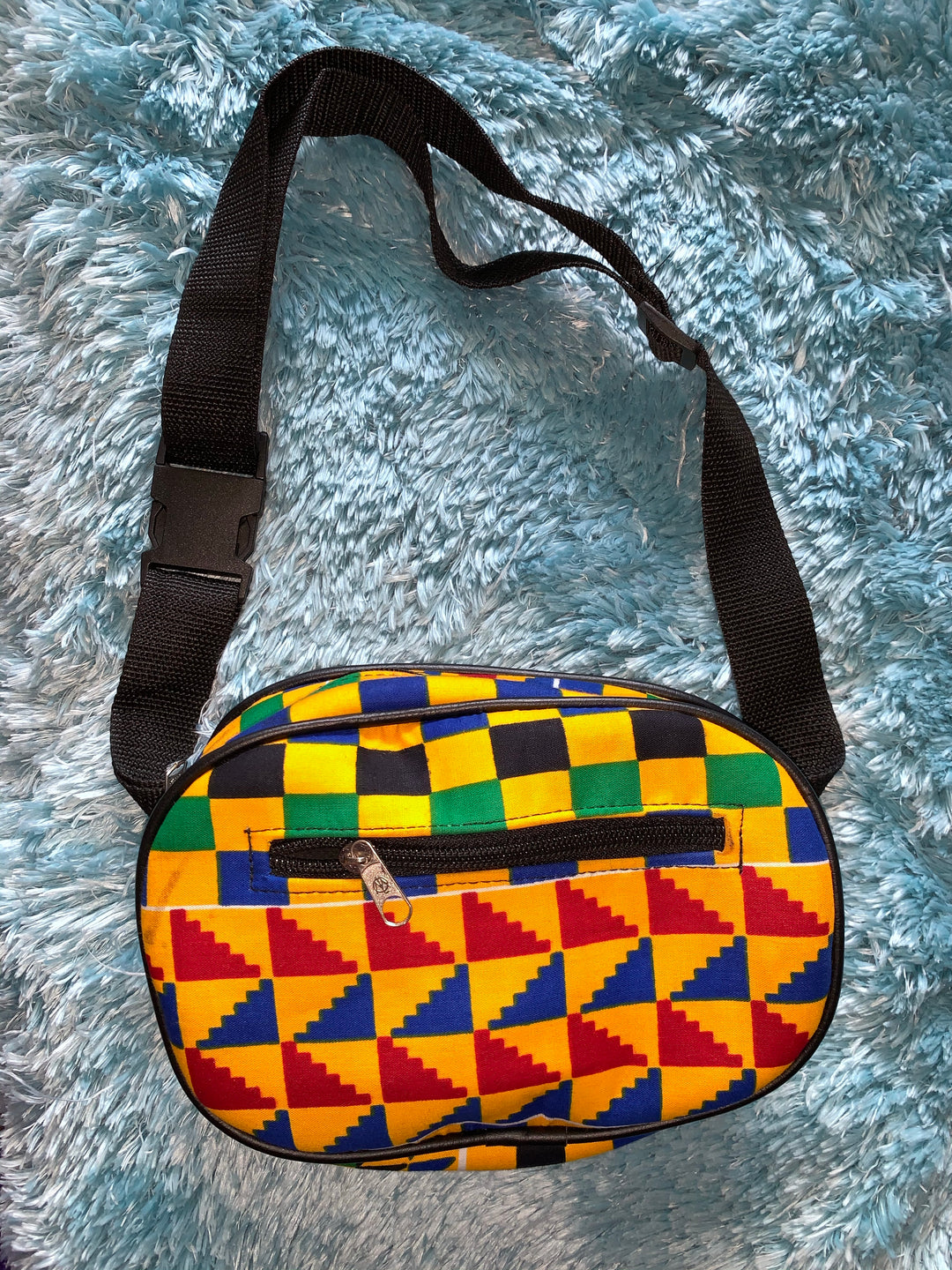 Kente fabric fanny pack - K.D.Kollections Store