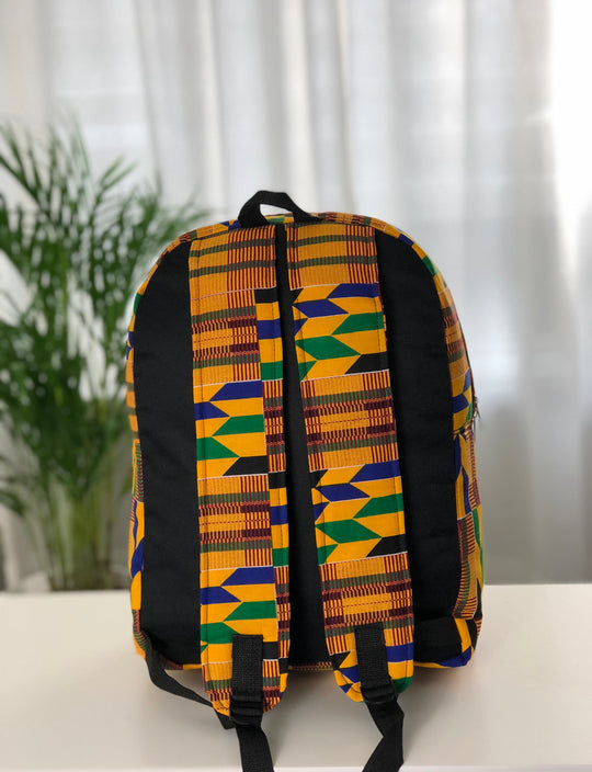 Authentic handmade kente backpack - K.D.Kollections Store