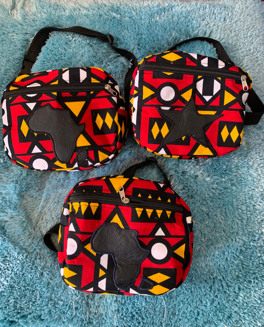 Authentic African Print waist bag - K.D.Kollections Store