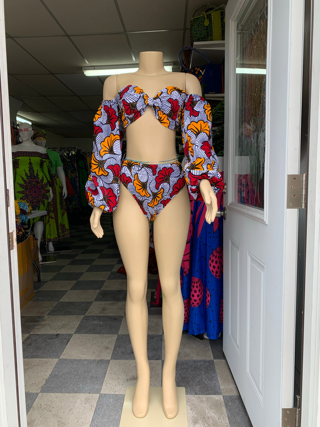 African Print Swimsuit/bikini - K.D.Kollections Store