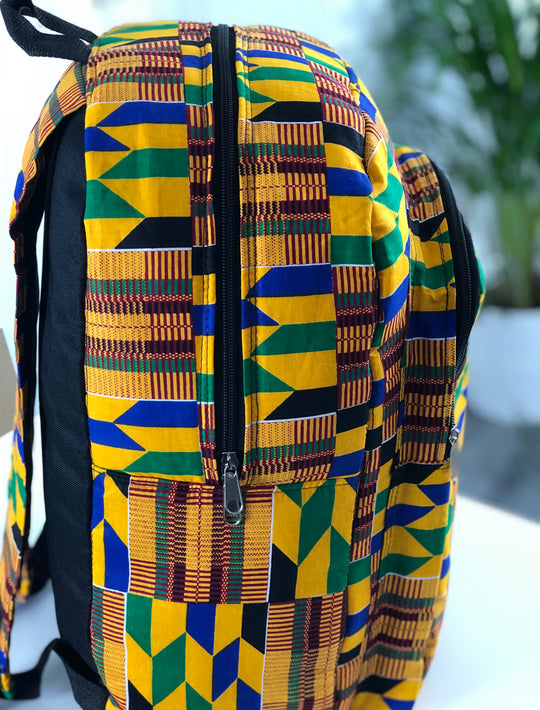 Authentic handmade kente backpack - K.D.Kollections Store