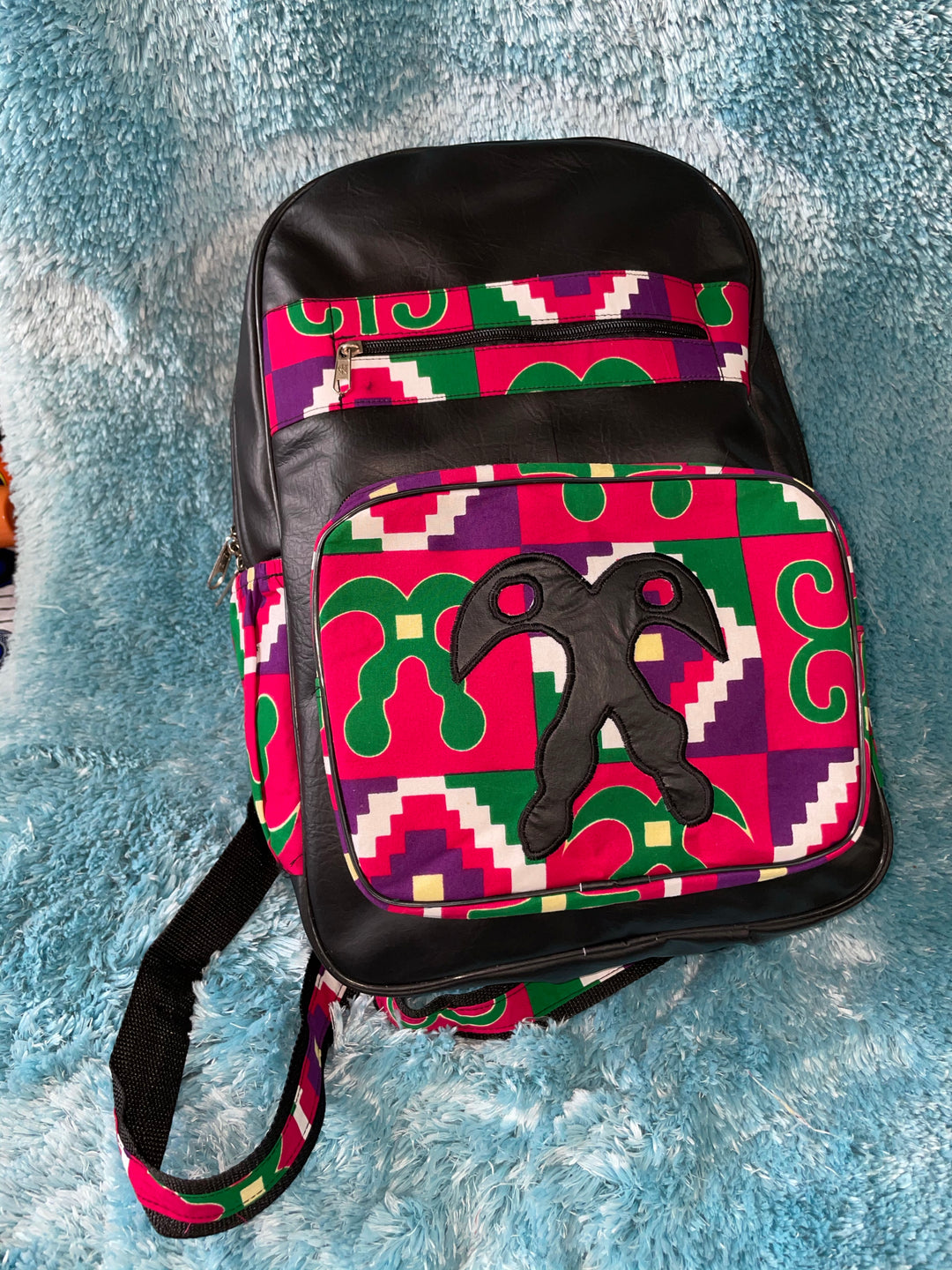 Large African print backpack🔥