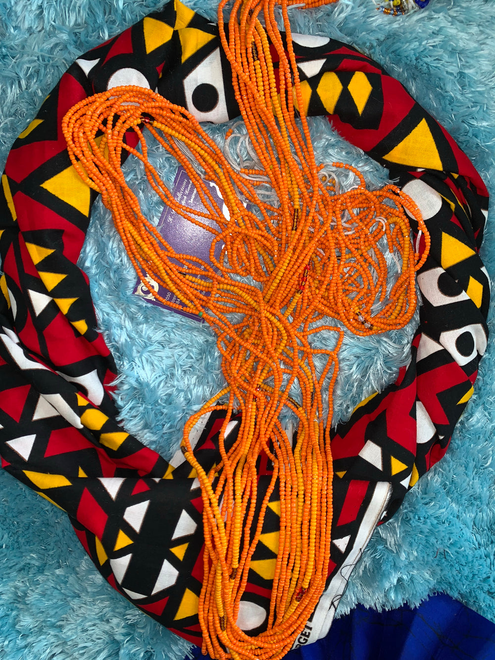 Beautiful West African Multicolored waist beads. Pls read description. - K.D.Kollections Store