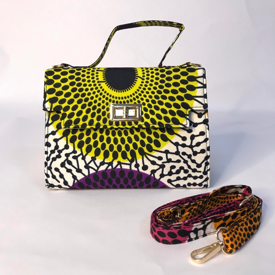 African print handmade handbags