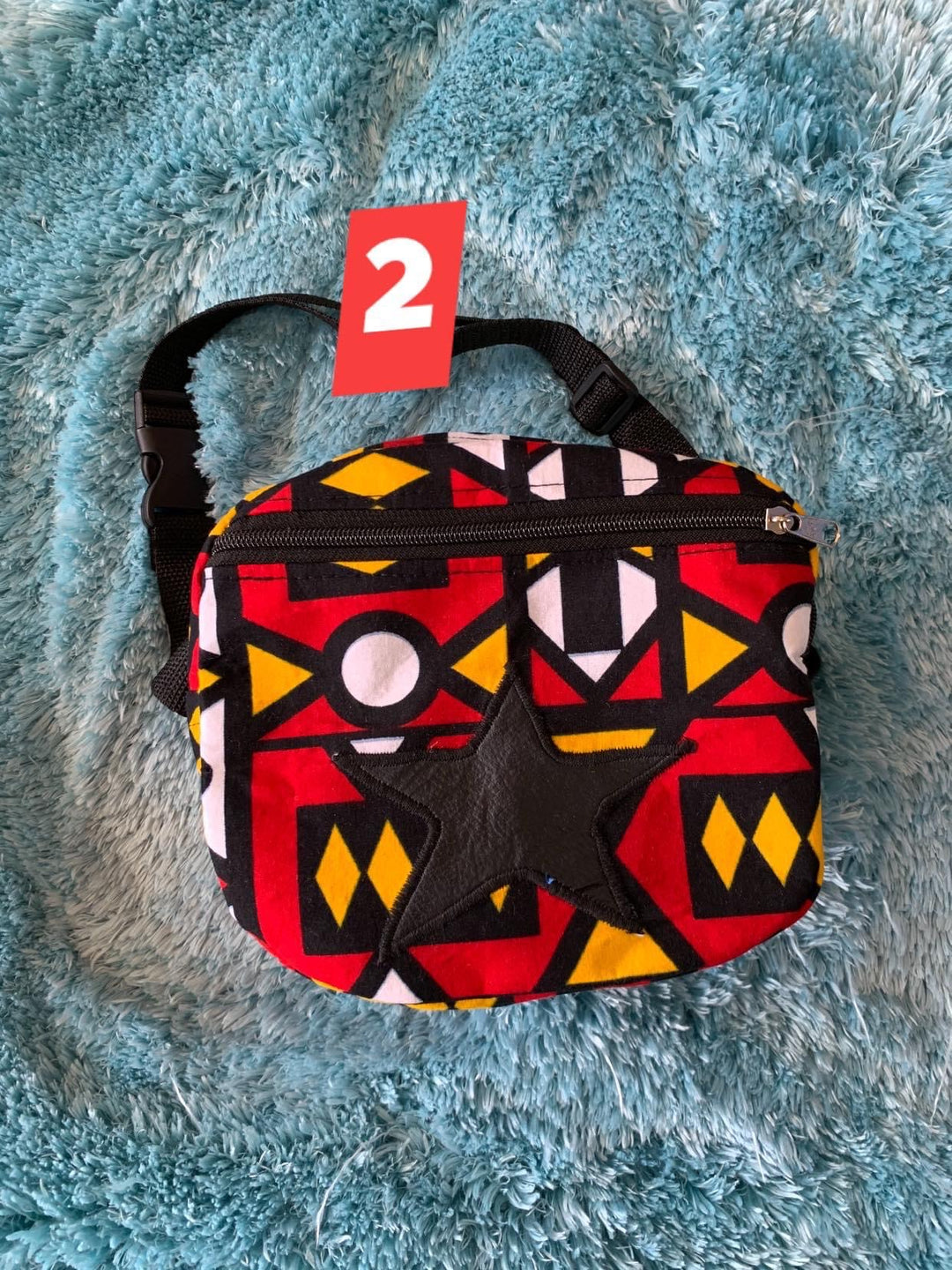 Authentic African Print waist bag - K.D.Kollections Store