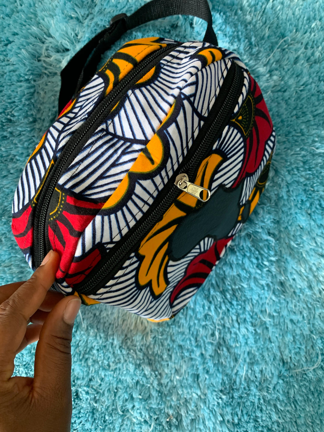 Authentic African Print waist bag - K.D.Kollections Store