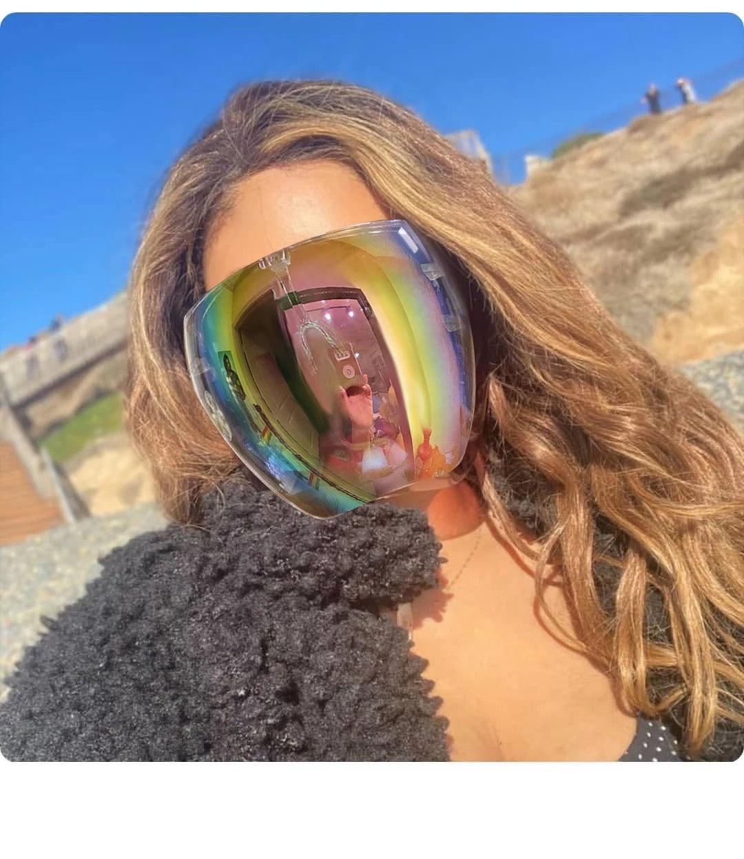 Unisex Transparent protection shield glasses 🥵