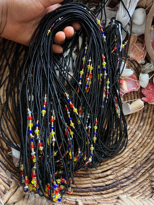 Handmade waist beads from the motherland🖤