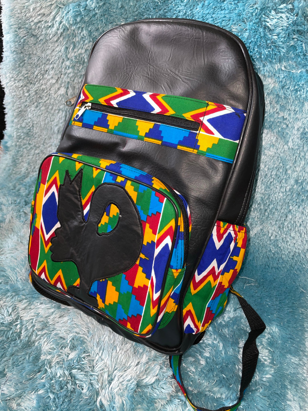 Large African print backpackers🔥