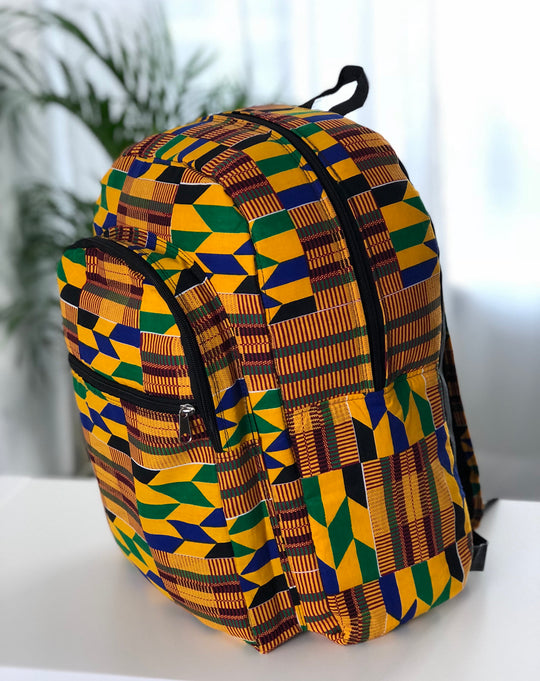 Authentic handmade kente backpack - K.D.Kollections Store