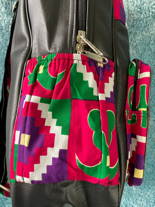 Large African print backpack🔥