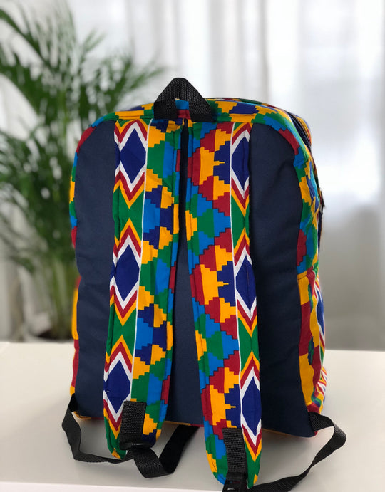 Authentic handmade kente backpack - K.D.Kollections Store